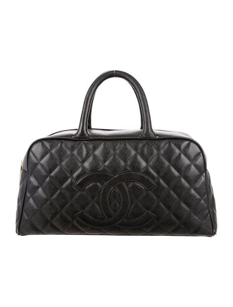 Chanel Caviar Timeless Bowling Bag 